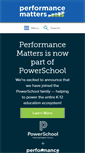 Mobile Screenshot of performancematters.com